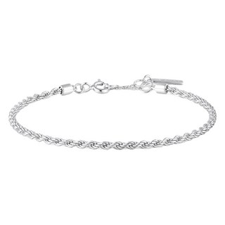 ANIAHAIE 女性用麻花繩925純銀手鍊 B058-04H