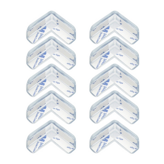 아이코어스 실리콘 모서리 보호대, 투명, 10개