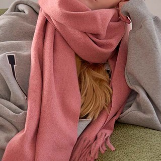 J.ESTINA 男女通用 BASIC 圍巾 RK JEACEC3BF510RK260 + 購物袋