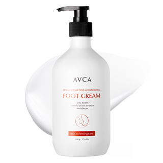 AVCA 足部保濕去角質霜, 1瓶, 1瓶, 500ml