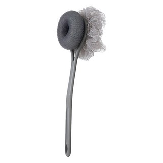 River Green 全新雙面磨砂身體刷, 灰色, 1個, 1入