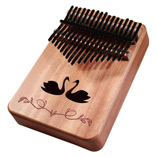 簡約原木卡林巴琴 天鵝款, 1個