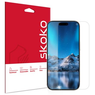 스코코 지문방지 AR 액정보호필름 세트, 1세트