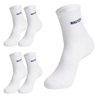 NAUTICA 基本中筒襪5雙