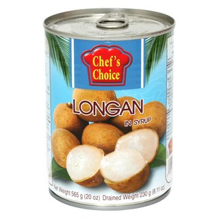 Chef's Choice Foods 龍眼水果罐頭, 1個, 565g