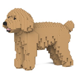 JEKCA 玩具貴賓犬積木 S, 金色, 1個