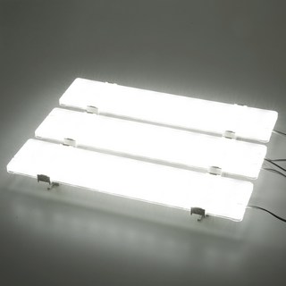 達文西 3分鐘簡易自行更換電燈 LED模組 ST-50WT 36W螢光燈替換用 客廳 臥室 書房 家用 LED照明 5700K 柔和白光 3入, 白光, 1個