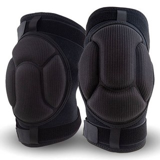 얼리포츠 쿠션 충격방지 무릎보호대 스포츠 보호대 2p, 블랙, 1개