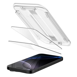 슈피겐 이지핏 AR 강화유리 휴대폰 액정보호필름 2p 세트, 1세트