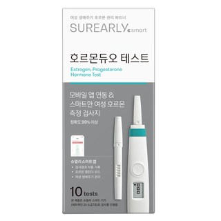 슈얼리 스마트 호르몬듀오 테스트 스틱 Surearly SMART, 1개, 10개입