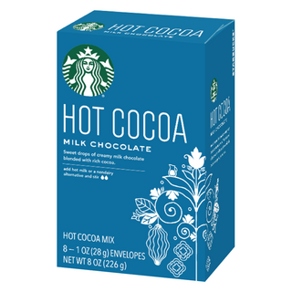 STARBUCKS 星巴克 熱可可牛奶巧克力拿鐵, 28g, 8入, 1盒