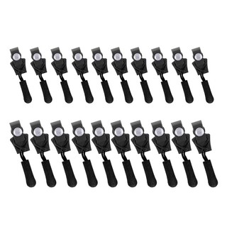 MONACO OLIVE 萬用拉鍊修復器 小 10個入+大 10個入, 1組, 黑色