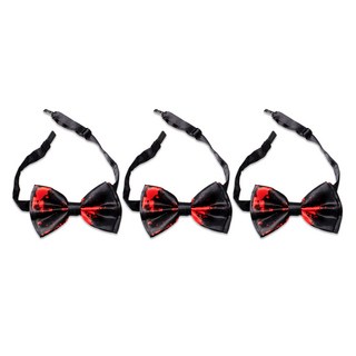 血腥領結, 3個, 黑色 + 紅色