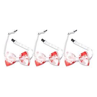 血腥領結, 3個, 白色 + 紅色