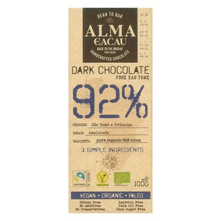 92%黑巧克力片, 100g, 1片