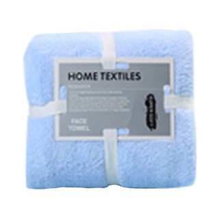 超細纖維珊瑚絨極速吸水快乾浴巾/毛巾2件組 柔軟細膩 台灣出貨, 海藍色, 1組