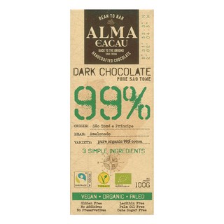 99%黑巧克力片, 100g, 1片