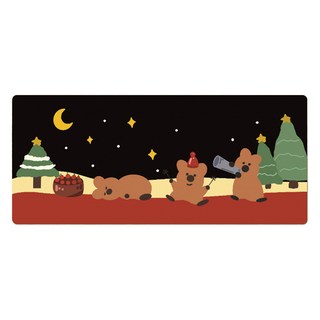 Allode 短尾矮袋鼠的日常 鍵盤墊, 14 夜景