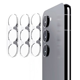 하이온 L글라스 카메라 풀커버 강화유리 투명 필름 3p 세트, 1세트