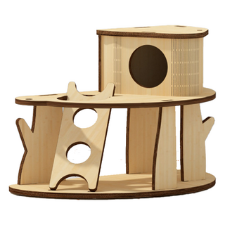 MewooFun 喵乎汪也 卡姆拉拉 倉鼠雙層木屋, 1個
