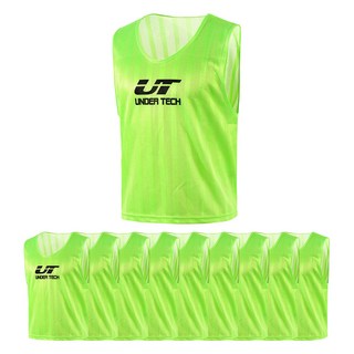 UNDERTECH 足球 五人制足球 運動會 團體運動 隊服背心 UTJ907 10件組