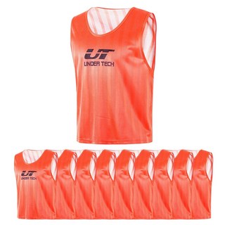 Undertech 足球 五人制足球 運動會 團體運動 團隊背心 UTJ908 10件組