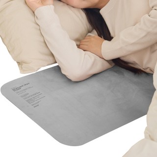 INKO 麂皮雙面發熱便攜式電熱墊 I-S701, 70 x 37 x 0.15 cm, 都會灰