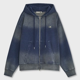 Oioicollection 女款復古牛仔連帽外套