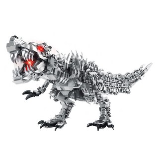 프랜드 메카 티라노사우르스 조립 테크닉 호환블록 PB43049, 혼합색상, 1개