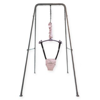 lalabi Jumperoo嬰兒吊床搖擺椅+氣墊 全組, 1套, 西西里粉 (彈跳鞦韆), 藍色 (鞦韆)