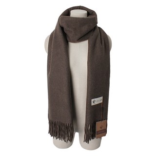 Lindashop Looro 羊毛長版寬鬆標籤圍巾 cpacc417k3a