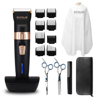 뷰티끄랩 바리깡 커트보 미용가위 프리미엄 A세트, BTC-A200P