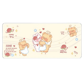 알로데 포근베어링 키보드매트, NO 13 결혼곰