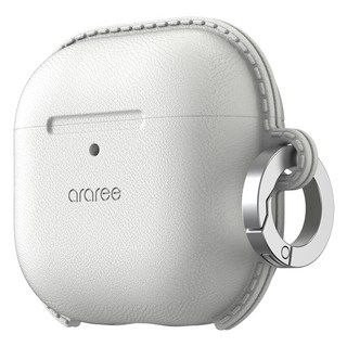 araree POPS Apple AirPods 保護殼, AirPods 4, 白色, 1個