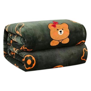 Daysoy 蓬鬆柔軟圖案毛毯 毯子