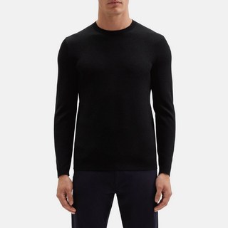 Theory 男款美麗諾羊毛圓領毛衣 N121704R