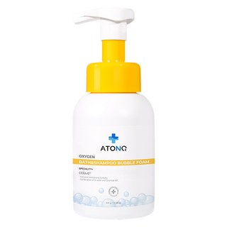 ATO N O2 嬰幼兒用 第2代 活氧神經醯胺 沐浴洗髮泡沫慕斯, 1個, 300g