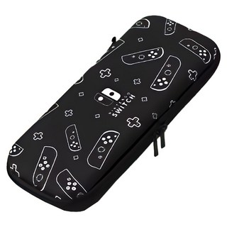 HOHOO 任天堂 Switch 設計款輕薄硬殼收納包, Joy-Con 黑色, 單一商品, 1個