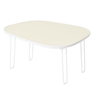 ROOM&HOME New Pebble 折疊桌 600, 奶油黃