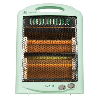 INDUS 2段式迷你石英電暖器, 薄荷綠, INO-Q600M