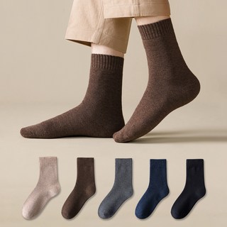 Daynic 男士羊毛刷毛襪 5雙 1組 DSM-9
