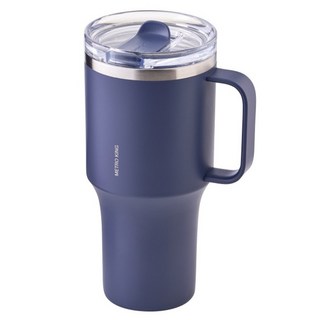 LocknLock 樂扣樂扣 Metro King手把保溫杯, 海軍藍, 820ml, 1個