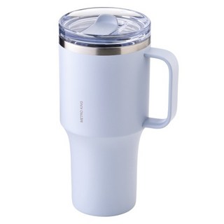 LocknLock 樂扣樂扣 Metro King手把保溫杯, 藍色, 820ml, 1個