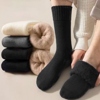 Socks Panda 5 雙裝男士保暖抓絨拉絨寒冷天氣襪