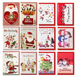 永遠 1000 聖誕卡 12款套組 E10-1&9, 1套, 混合色