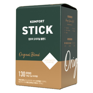 KOMFORT 原味混合棒咖啡, 1g, 130入, 1個