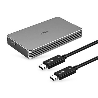 LAN Star Thunderbolt M.2 NVME SSD 外接硬碟盒組 LS-TBNVME, 1套