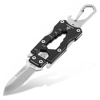 晉俊郎 POST-X EDC多功能工具刀 JL-16B, 黑色, 1個