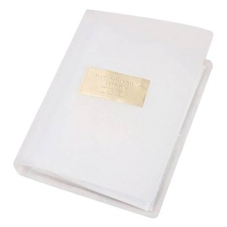 Kakas 相簿式貼紙收集冊 + 燙金貼紙組, 半透明白色 (貼紙簿), 1組
