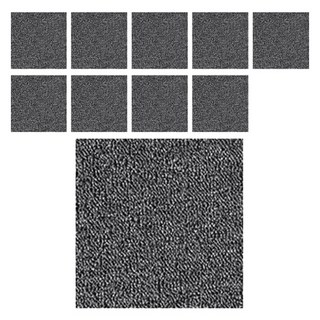 瀝青磁磚地毯 10p + 方形貼紙 20p 套裝
